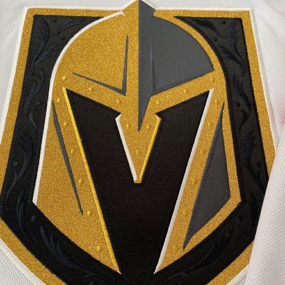 Adidas Las Vegas Golden Knight Away White Authentic Jersey Mens size 52/ Large - Picture 5 of 14